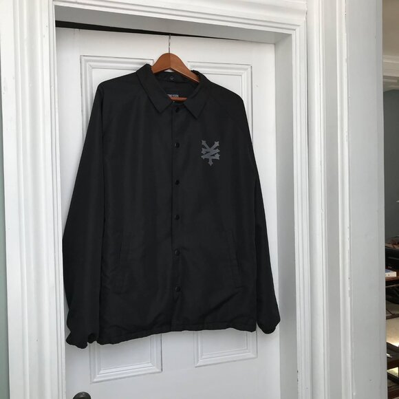 Mens Large ZOO YORK Rain Jacket RIPPED SEE PICS - Picture 1 of 7